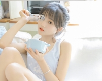 冷色調(diào)清清涼少女
