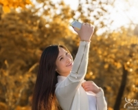 秋天的自拍