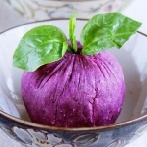 紫薯茶巾絞