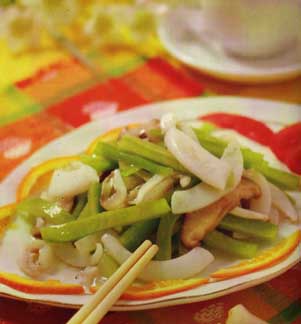 體胖兒食譜-黃瓜拌墨斗魚