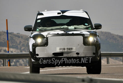 2013款路虎攬勝最新諜照 全鋁車身配混動