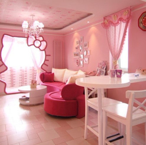 80后裝修效果圖 Hello kitty溫暖小屋