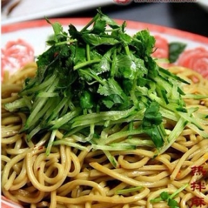 私家面食“熱拌麻醬面”