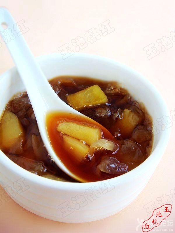 非常適合女人喝的滋補(bǔ)湯——紅糖蘋果銀耳湯 - 玉池桃紅 - 玉池桃紅的博客