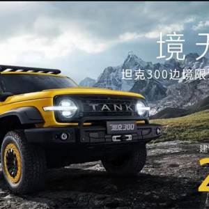 坦克300邊境限定版上市 價格28萬元