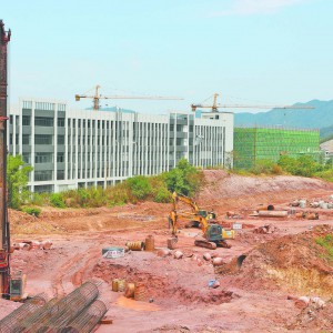 江赤公路赤岸域內 清表工作完成